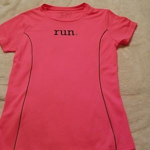 Sz s Bright pink mesh shirt